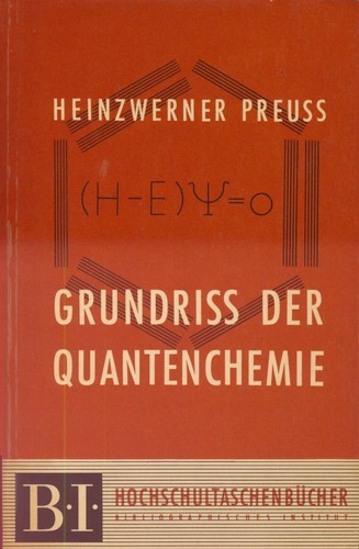 Grundriss der quantenchemie - der,